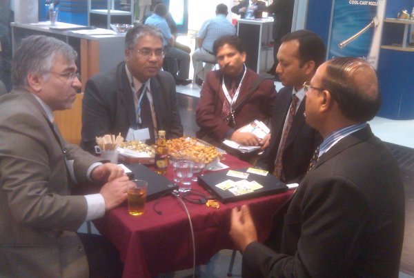 Navee Jindal at MME stand